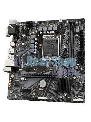 Материнская плата Gigabyte H610M H V2, LGA 1700, Intel H610, 2xDDR5, 4xSATA, 1xM.2, 1xPCIe 4.0 x16, 1xPCIe x1, 1xHDMI, 1xVGA, 1x 1Gb LAN, 2xUSB-A 3.2 Gen 1, 4xUSB-A 2.0, 3x 3.5 мм, 7.1, mATX