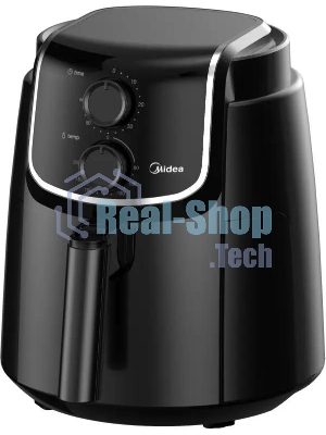 Аэрогриль Midea MAF-TN40D черный, 1500 Вт, 4 л, механическое управление, 1 программа