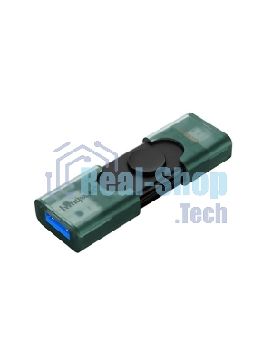 Флешка USB Kingston DataTraveler Duo (DTDEG2/128Gb), 128Gb, USB 3.2/Type-C, R/W 100/60, зеленая