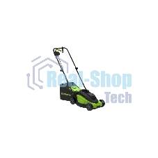 Газонокосилка электрическая GreenWorks GD1200LM32, 220v, 32 см, 1.2 кВт (2517807)