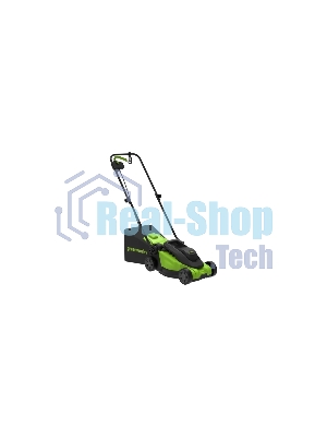 Газонокосилка электрическая GreenWorks GD1200LM32, 220v, 32 см, 1.2 кВт (2517807)