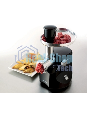Мясорубка электрическая Kenwood MG474 черный, 1500 Вт, 1.5 кг/мин, реверс, защита от перегрузки, насадки - 6