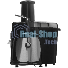 Соковыжималка Kelli KL-5091 чёрный/серебристый, центробежная, 1100 Вт, 1000 мл, механическое