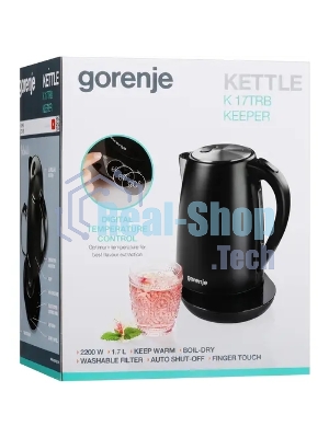 Чайник электрический Gorenje K17TRB черный