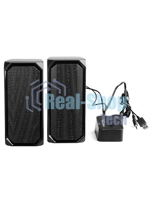 Акустическая система RGb 2.0 + Bluetooth, Qumo Charisma (ВТ 0054), 15ВТ, объемное звучание, отключаемая многорежимная RGb подсветка, USB+Jack 3,5мм