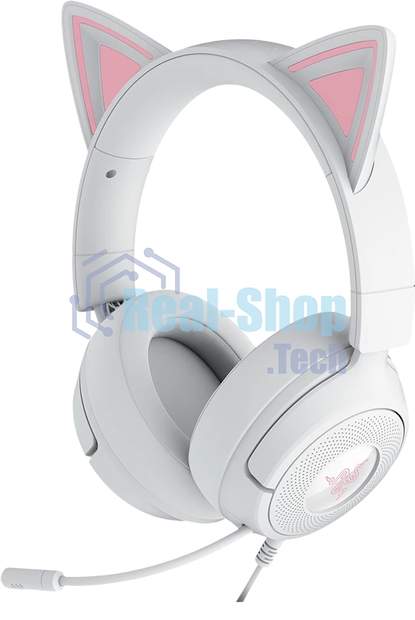 Гарнитура Razer Kraken Kitty V3 X белый, проводная, 3.5 мм