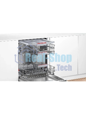 Встраиваемая посудомоечная машина Bosch SMV4HVX00E, серебристый, 59.8 см, 14 компл., 46 дБ, класс D