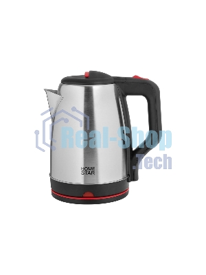 Чайник электрический Homestar HS-1003 1.8л нержавейка, черный