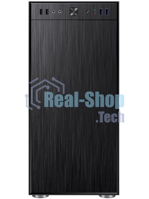 Компьютерный корпус Accord 3407 черный без БП ATX 2xUSB 2.0 2xUSB 3.0 audio bott PSU