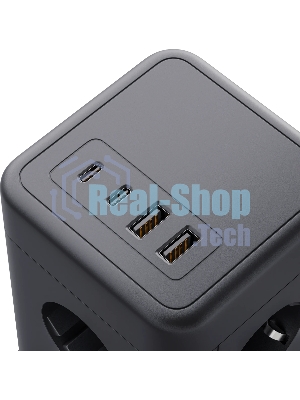Сетевой фильтр Defender ILS 453 (3 м, 8 розеток, 2USB-A, 2USB-C)