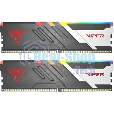 Оперативная память Patriot Viper Venom, DDR5, 32GB (2x16GB), 7400MHz, CL36, DIMM, с радиаторами, RGB, черный