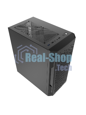 Компьютерный корпус Powercase Mistral Micro Z2B SI, Non Window, Mesh, 2x 120мм fan, черный, mATX (CMIMZB-F2SI)