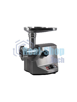 Мясорубка электрическая Sakura SA-6411 Professional серый, 2400 Вт, 2.5 кг/мин, реверс, защита от перегрузки, насадки - 5