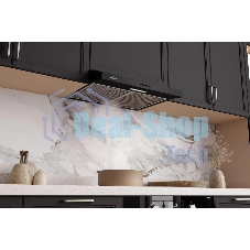 Вытяжка подвесная Elikor Eco ONE 50 BK чёрный, 50 см, 400 м³/ч, 51 дБ