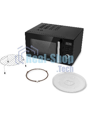 Микроволновая печь Vitek VT-MW1725 черный, 25 л, 900 Вт, переключатели - кнопки, поворотный механизм