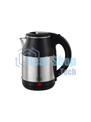 Чайник электрический Homestar HS-1034 1.8 л, нержавейка, черный (12)