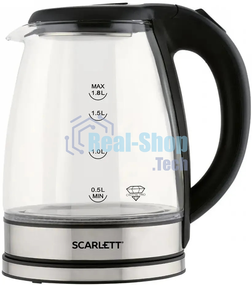Чайник электрический Scarlett SC-EK27G88 черный