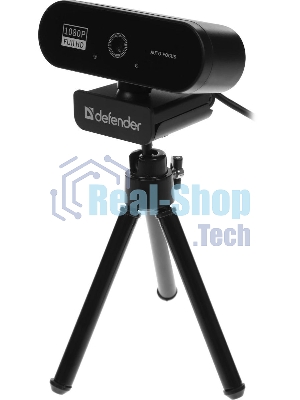 Веб-камера G-lens 2580 FullHD 1920x1080, 30 кадр/с, USB Type-A, микрофон (шумоподавление), автоматическая фокусировка, автоосвещение, штатив в комплекте