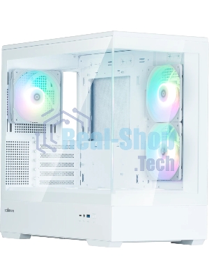 Компьютерный корпус ZALMAN P30 V2, MATX, белый, WINDOW, 2x3.5
