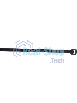 Нейлоновые стяжки Fortisflex КСС 3х200 мм черный 100 штук
