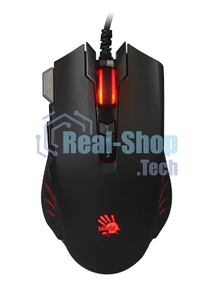 Мышь проводная A4Tech Bloody V9M черный, 4000 dpi, USB, кнопки - 9