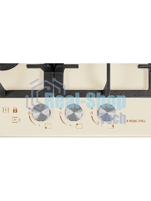Варочная поверхность HIBERG VM 4535 Y, бежевый