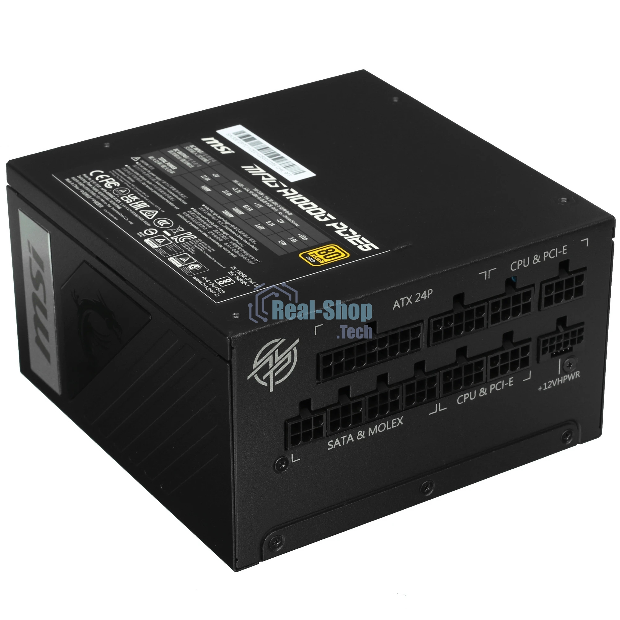Блок питания ATX 1000W MPG A1000G PCIE5 MSI