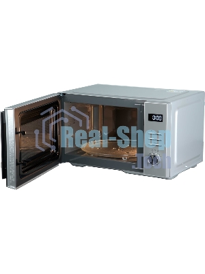 Микроволновая печь General Electronics GE-DS525S серебро, 25 л, 900 Вт, переключатели — электронный