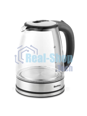 Электрочайник Blackton Bt KT1729G черный/серебристый, 1.8 л, 1500 Вт, скрытый нагревательный элемент