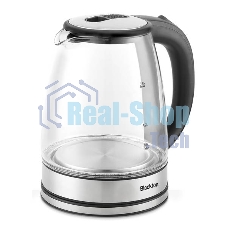 Электрочайник Blackton Bt KT1729G черный/серебристый, 1.8 л, 1500 Вт, скрытый нагревательный элемент Электрочайник Blackton Bt KT1729G черный/серебристый, 1.8 л, 1500 Вт, скрытый нагревательный элемент