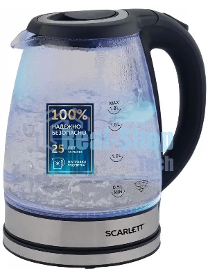 Чайник электрический Scarlett SC-EK27G88 черный