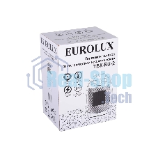 Тепловентилятор EUROLUX ТВК-EU-2, серый, 1800 Вт, 22 м2, термостат, 3 режима 67/2/7