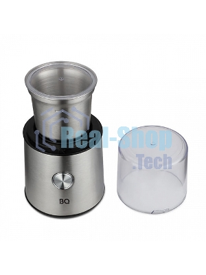Кофемолка BQ CG1003, 200 Вт, 85 г максимальная загрузка, стальной/черный