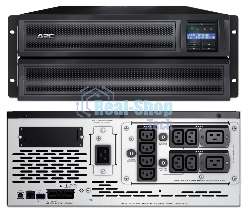 Источник бесперебойного питания APC Smart-UPS X SMX2200HV/2200 ВА/1980 Вт/8xIEC 320 C13 /2xIEC 320 C19
