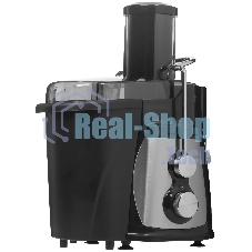 Соковыжималка Kelli KL-5091 чёрный/серебристый, центробежная, 1100 Вт, 1000 мл, механическое