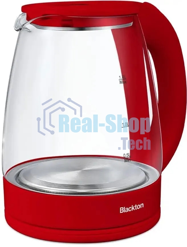 Чайник электрический Blackton Bt KT1800G Red. Мощность: 1500 Вт, Максимальный объем: 1.8 л