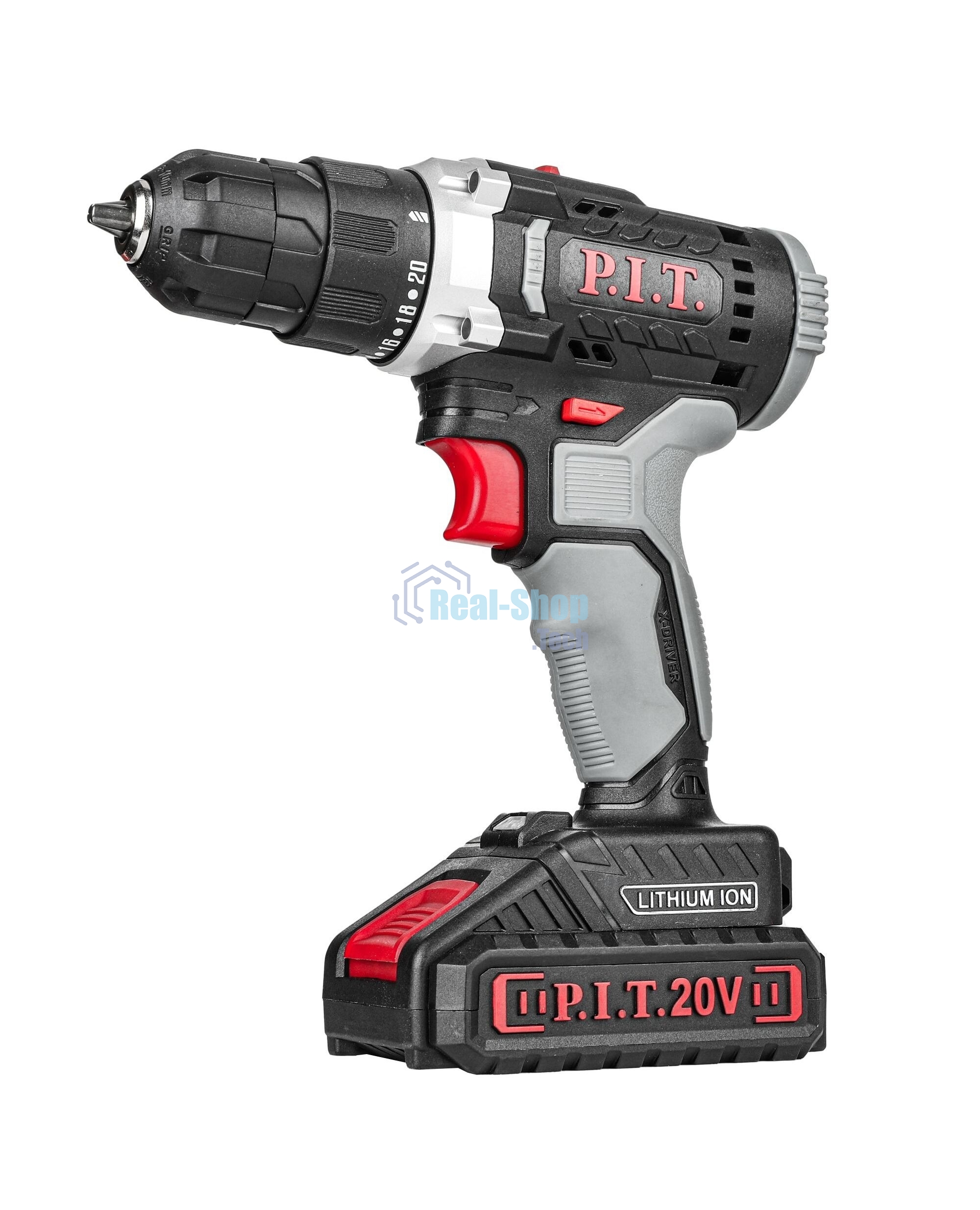 Дрель-шуруповерт P.I.T. PSR18-D5 Promo, Аккумуляторная, 20В