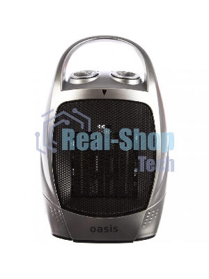 Тепловентилятор Oasis KS-15 серый, 1500 Вт, 20 м2