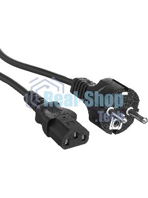 Шнур сетевой Rexant СЕЕ 7/7 (Schuko) – IEC 320 C13 3x0,75мм², длина 1,8м