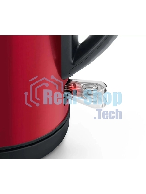 Электрочайник Bosch TWK3P424 красный, 1.7 л, 2400 Вт, скрытый нагревательный элемент
