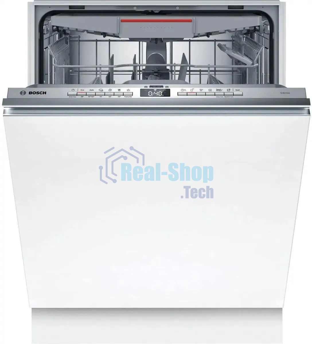 Встраиваемая посудомоечная машина Bosch SMV4HVX00E, серебристый, 59.8 см, 14 компл., 46 дБ, класс D