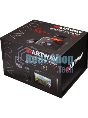 Видеорегистратор Artway AV-701 черный 2160x3840 2160p 170гр. GPS