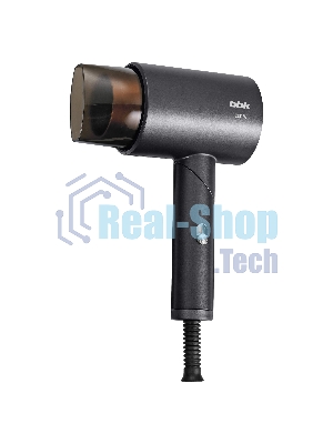 Фен BBK BHD1204 графит, 1200 Вт, компактный