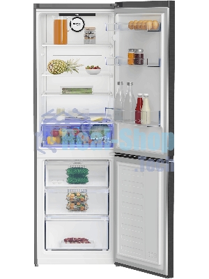 Холодильник Beko B3RCNK365HXBR антрацит двухкамерный 368л морозилка снизу, No Frost