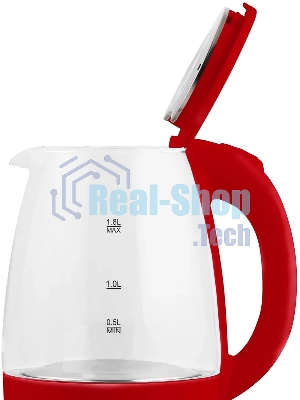 Чайник электрический Blackton Bt KT1800G Red. Мощность: 1500 Вт, Максимальный объем: 1.8 л