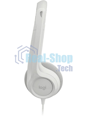 Гарнитура Logitech H390 белый, проводная, USB