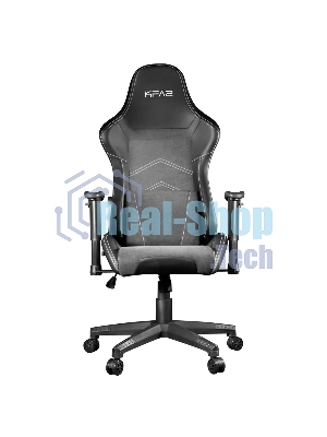 Кресло KFA2 Gaming Chair 04 L черный, экокожа, подголовник