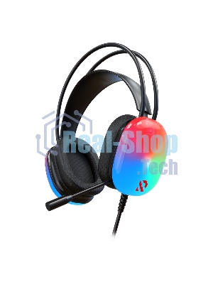 Гарнитура SmartBuy VAULT RGB чёрный, проводная, USB, подсветка