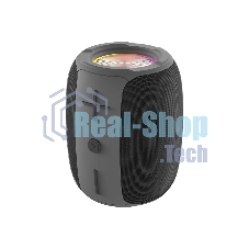 Колонка беспроводная QUMO BatteryBeats BT5.0 5Вт IP64 FM SD USB AUX подсветка 1500мА·ч черный