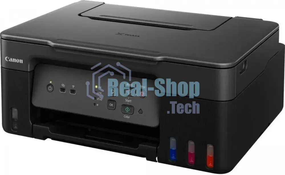 МФУ струйное Canon PIXMA G3430 (5989C009), A4, цветное, печ. 11 стр/мин. (ч/б) 6 стр/мин. (цвет), скан. до 3.16 стр/мин., 4800 x 1200 dpi (печать) 600x1200dpi (скан.), USB, Wi-Fi, Air Print, Mopria